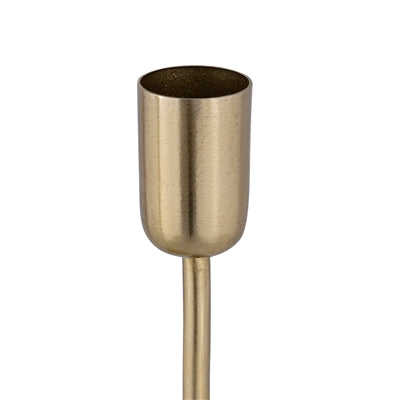 Gold Iron Candle Holder