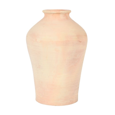 Terracotta Vase Dia 6.5" x 11"H - Natural