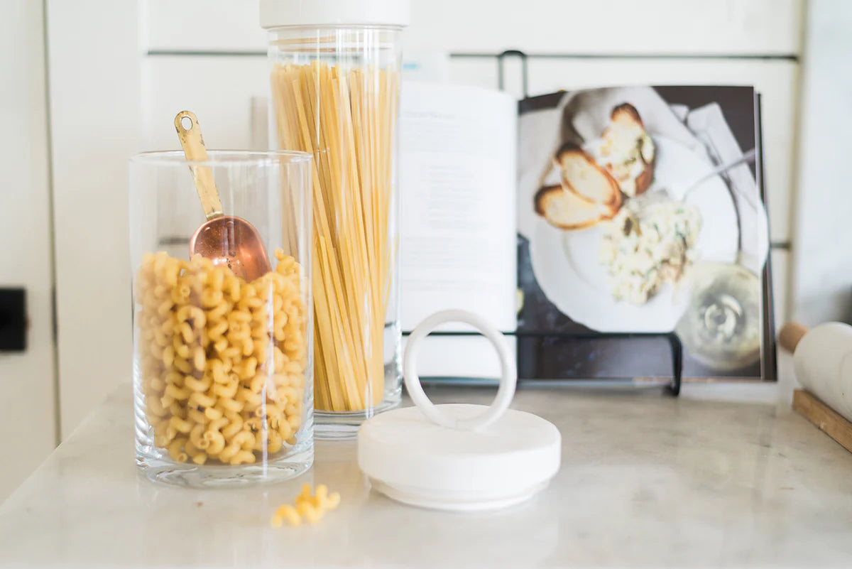 Bianca Iron Top Canister, Small