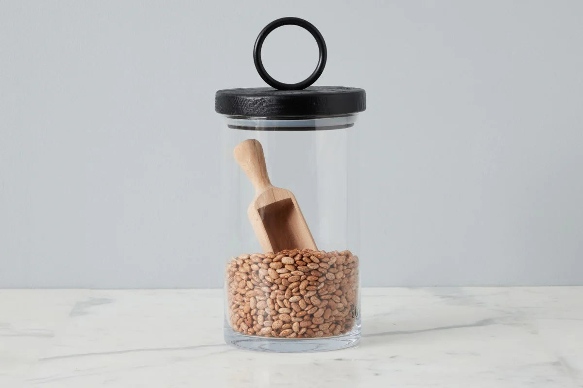 Barcelona Iron Top Canister, Medium