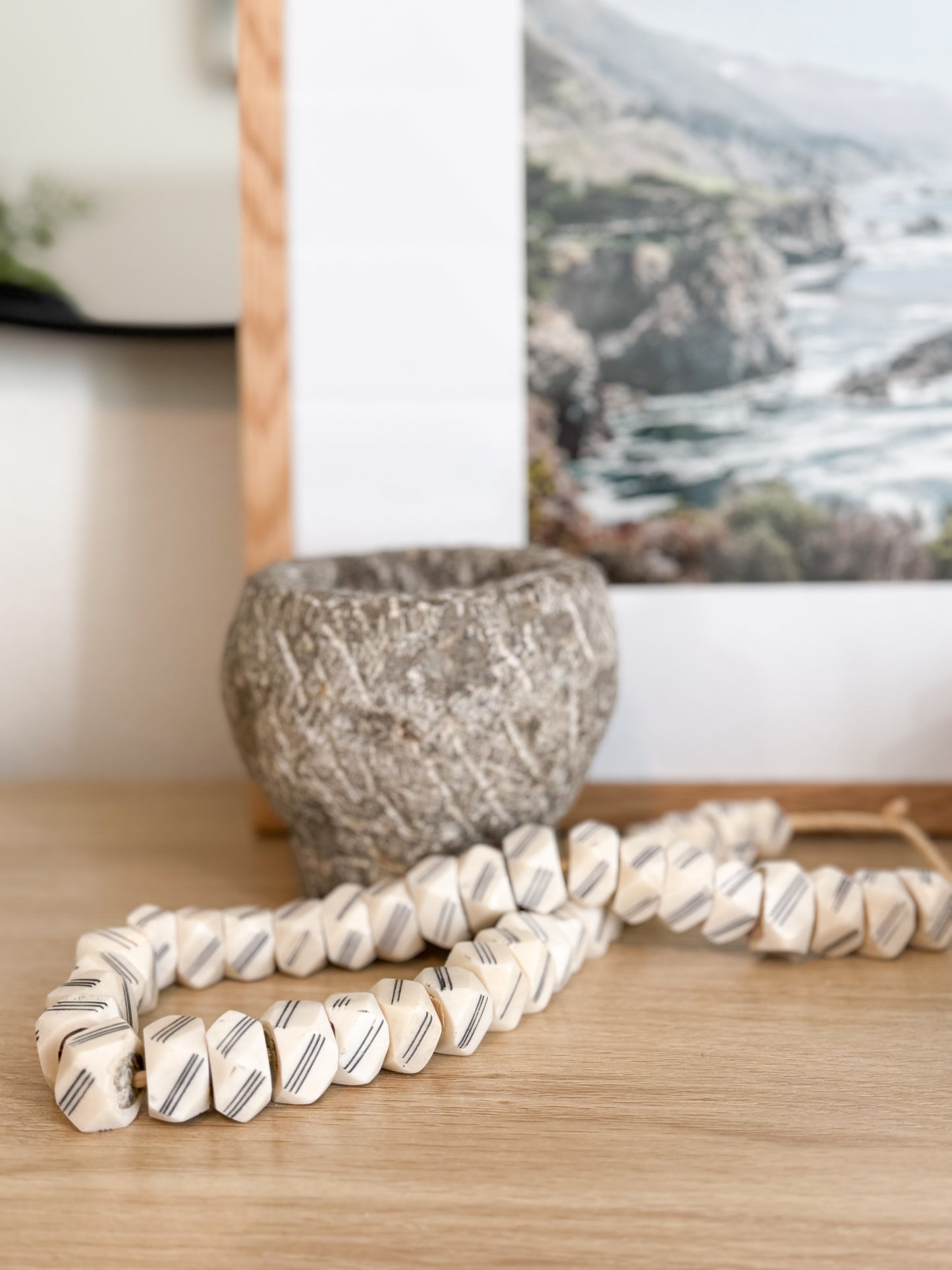 Bone Bead Decor