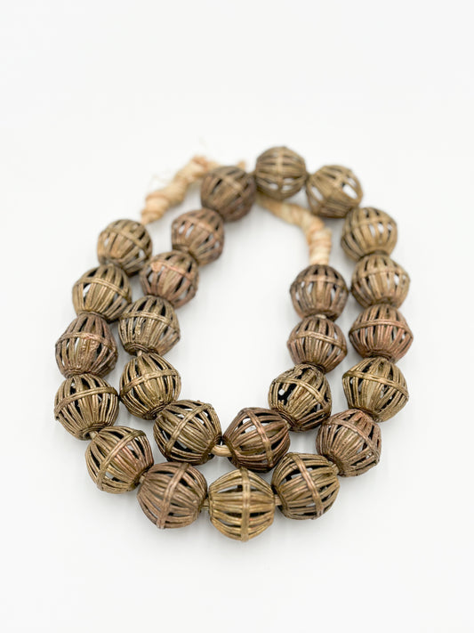 Brass Bead Decor Round- Medium