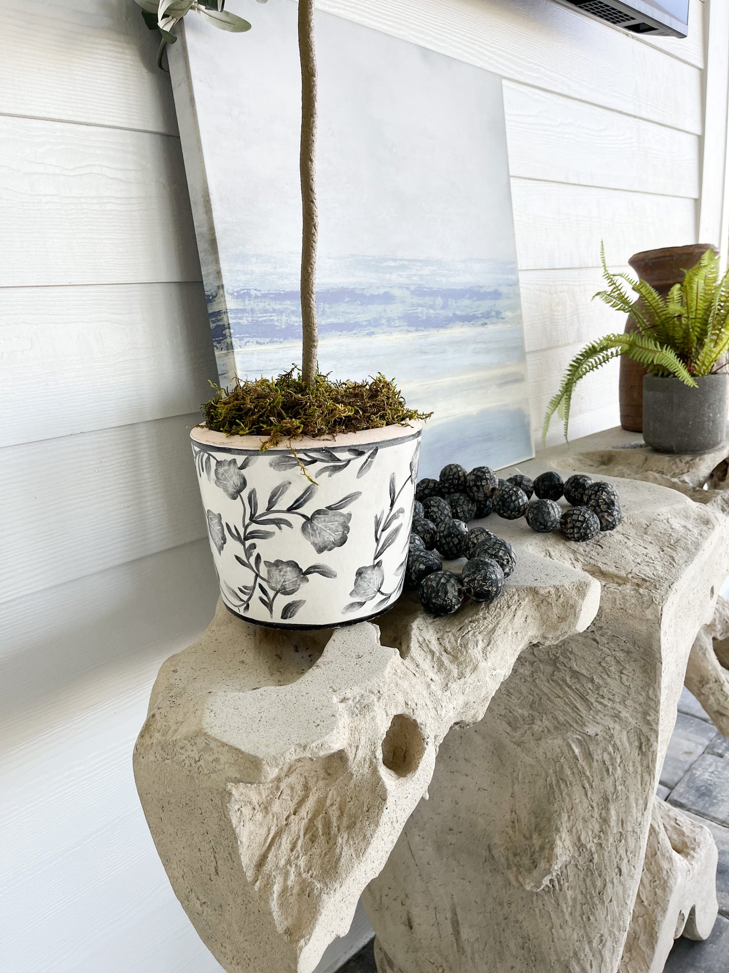 Black Clay Tabletop Beads