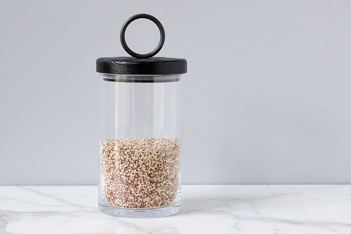 Barcelona Iron Top Canister, Medium