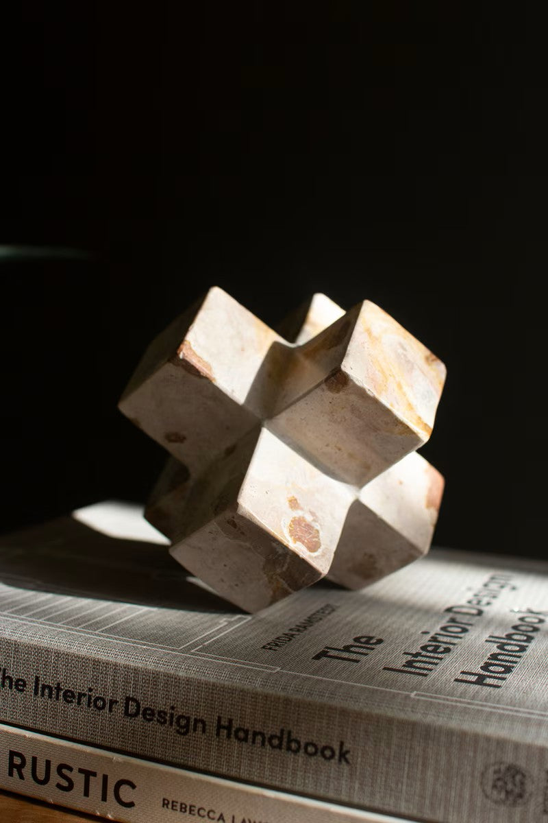 Capri Beige Marble Jack Sculpture