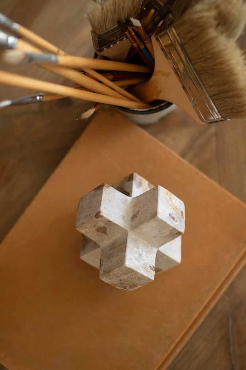 Capri Beige Marble Jack Sculpture