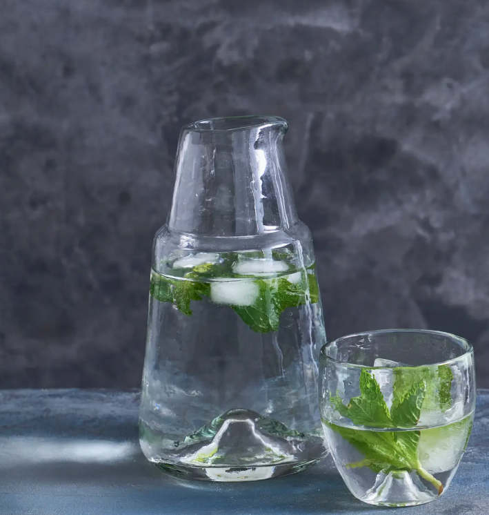 Pebbled Bedside Carafe Set