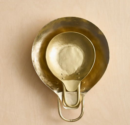 Forge Brass Spoon Rest - Set Of 2