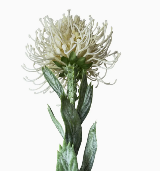 23"Artificial Quality Frosty Soft Plastic Pin Cushion Protea