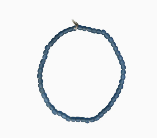 Recycled Glass Beads - Blue