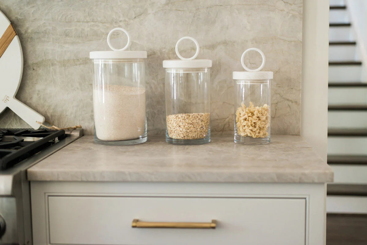 Bianca Iron Top Canister, Small