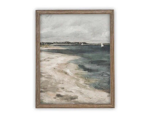 Vintage Framed Canvas Art #COAS-133