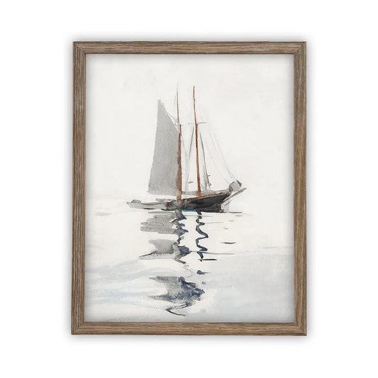 Vintage Framed Canvas Art #COAS