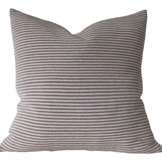 Designer "Wales" Woven Stripe Pillow Cover