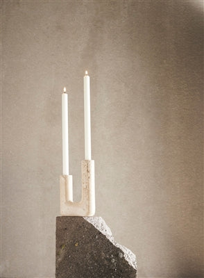 Candle Holder Minerva - Creme