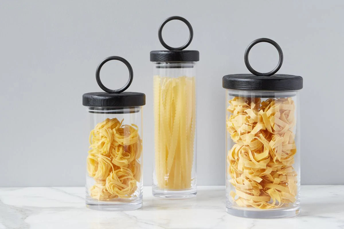 Barcelona Iron Top Canister, Small