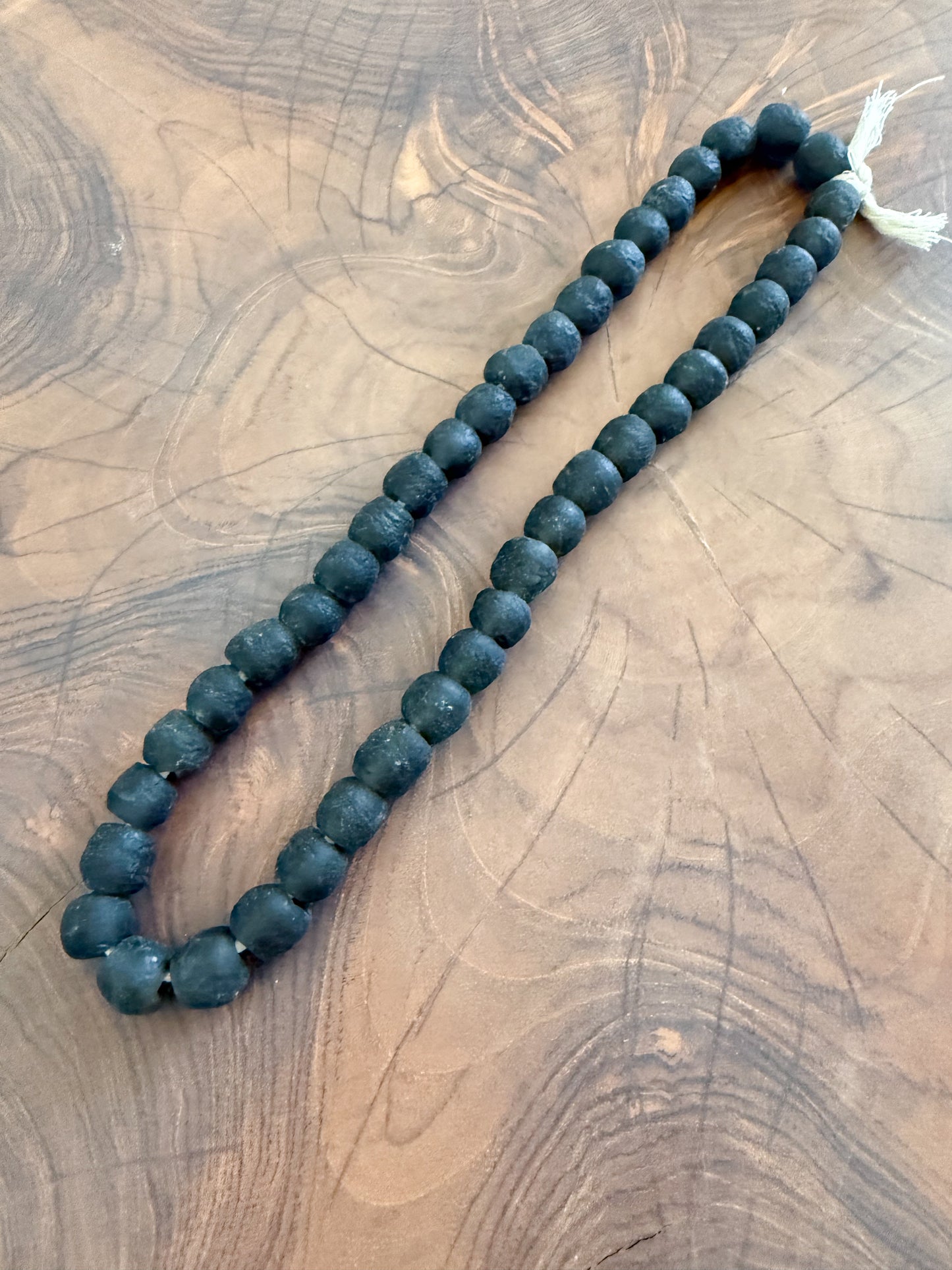 Black Glass Bead Decor