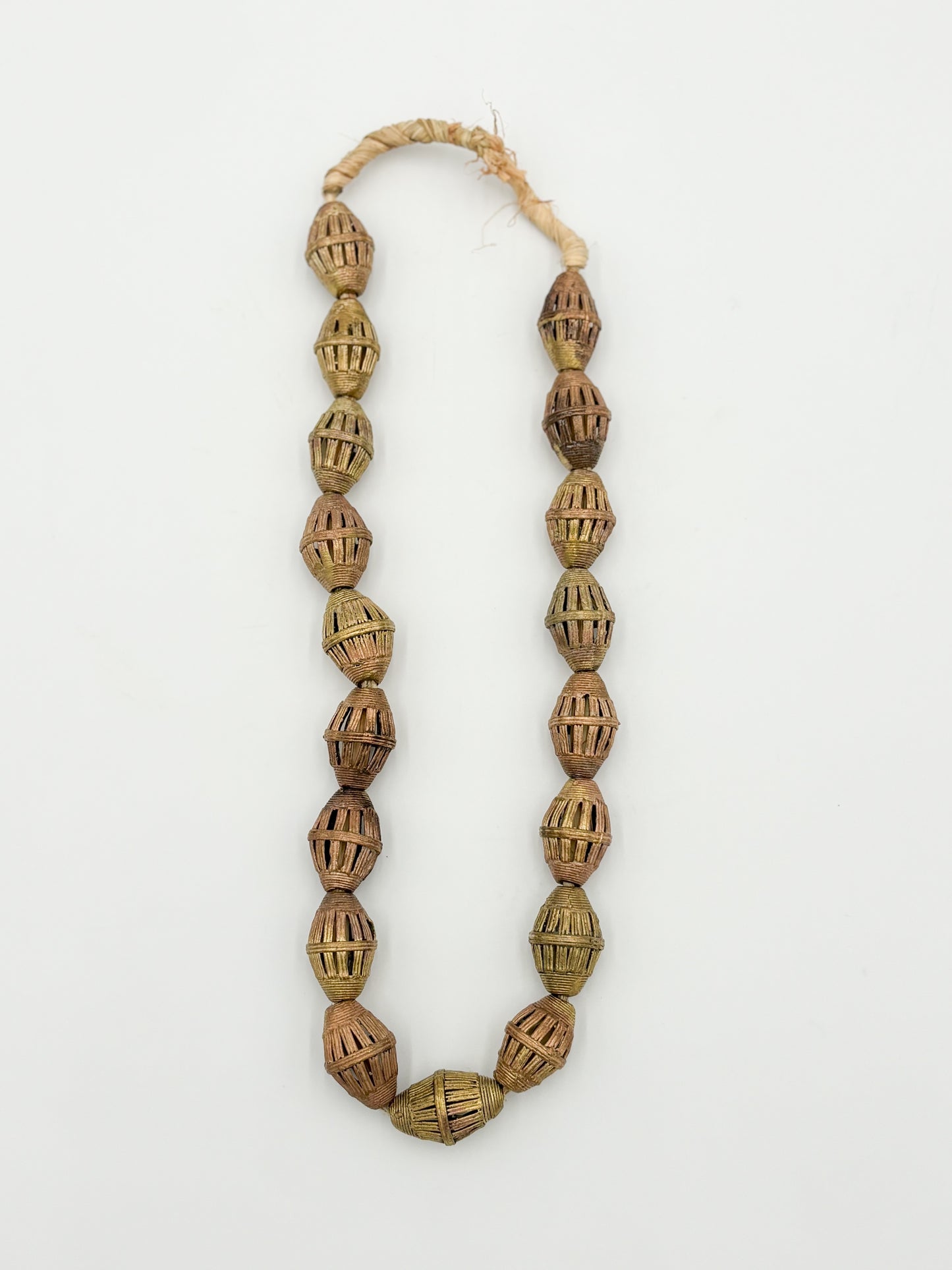 Brass Bead Decor Oval - Medium