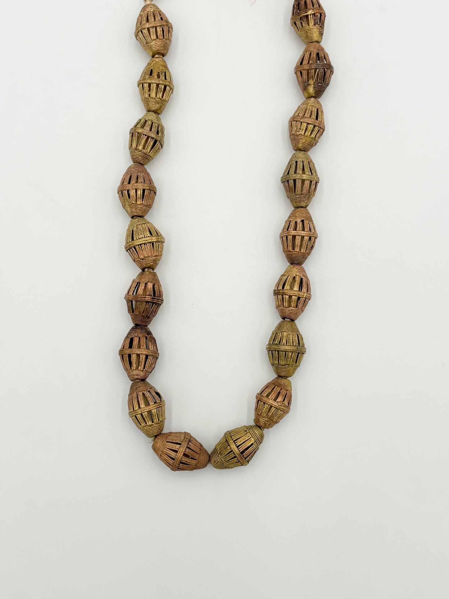 Brass Bead Decor Oval - Medium