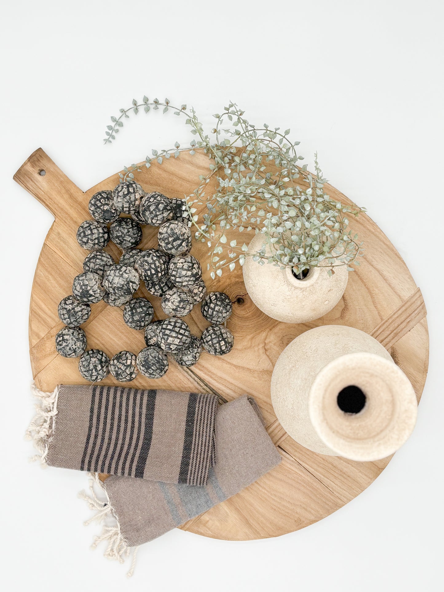 Turkish Hand Towel - Blue/Beige