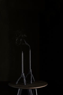 Candle Holder Aion L - Black