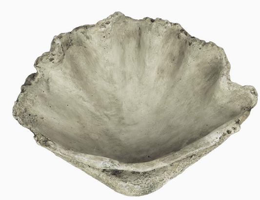 Cast Concrete Clam Shell