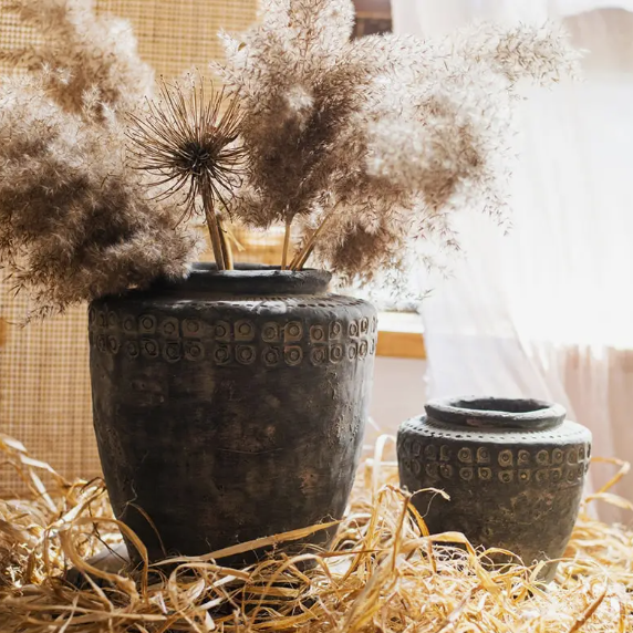 Ancient Maya Style Flower Pot
