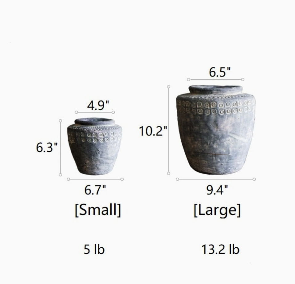 Ancient Maya Style Flower Pot