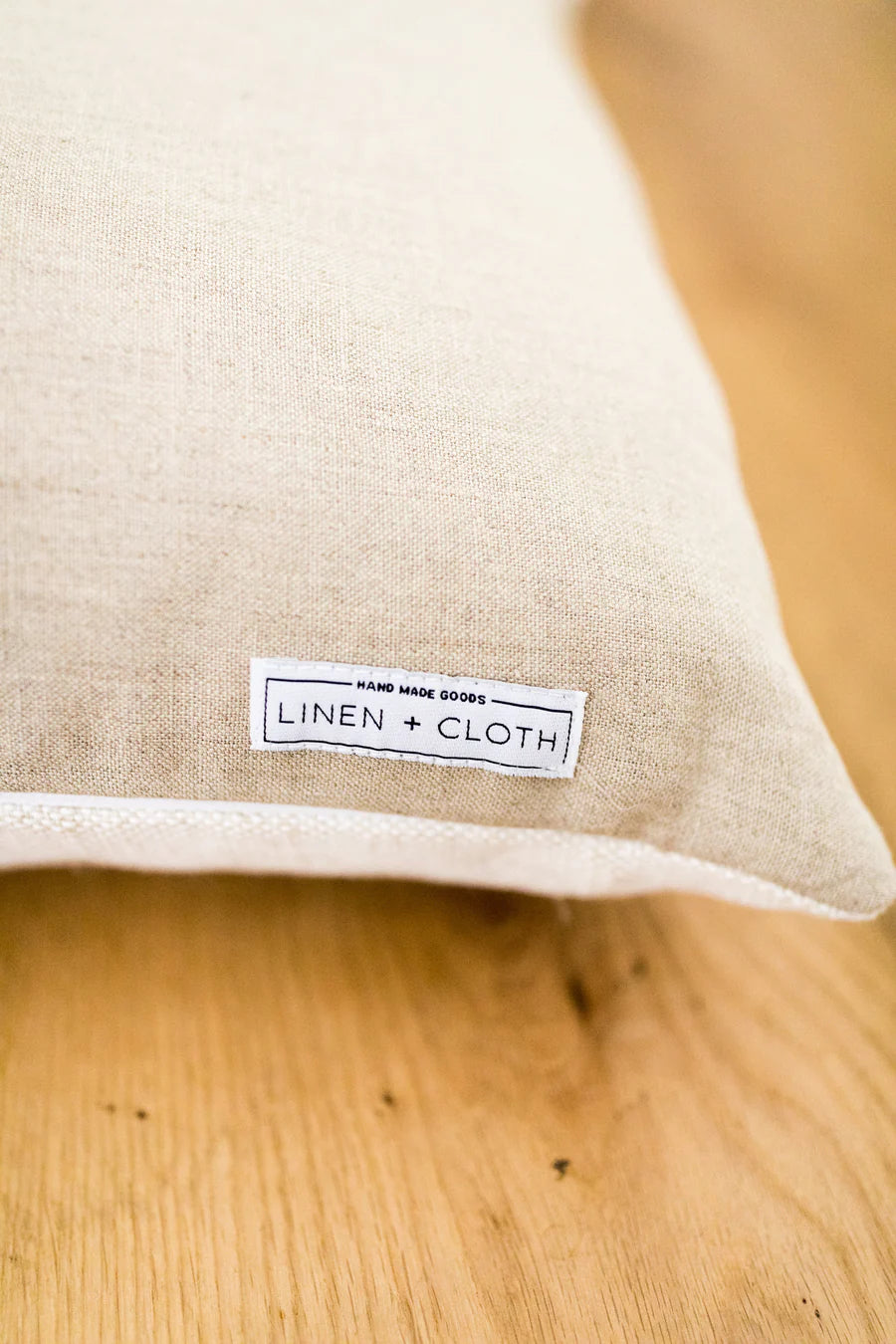 Designer "Whittier" Chiangmai Woven Brown Stripe Pillow Cover