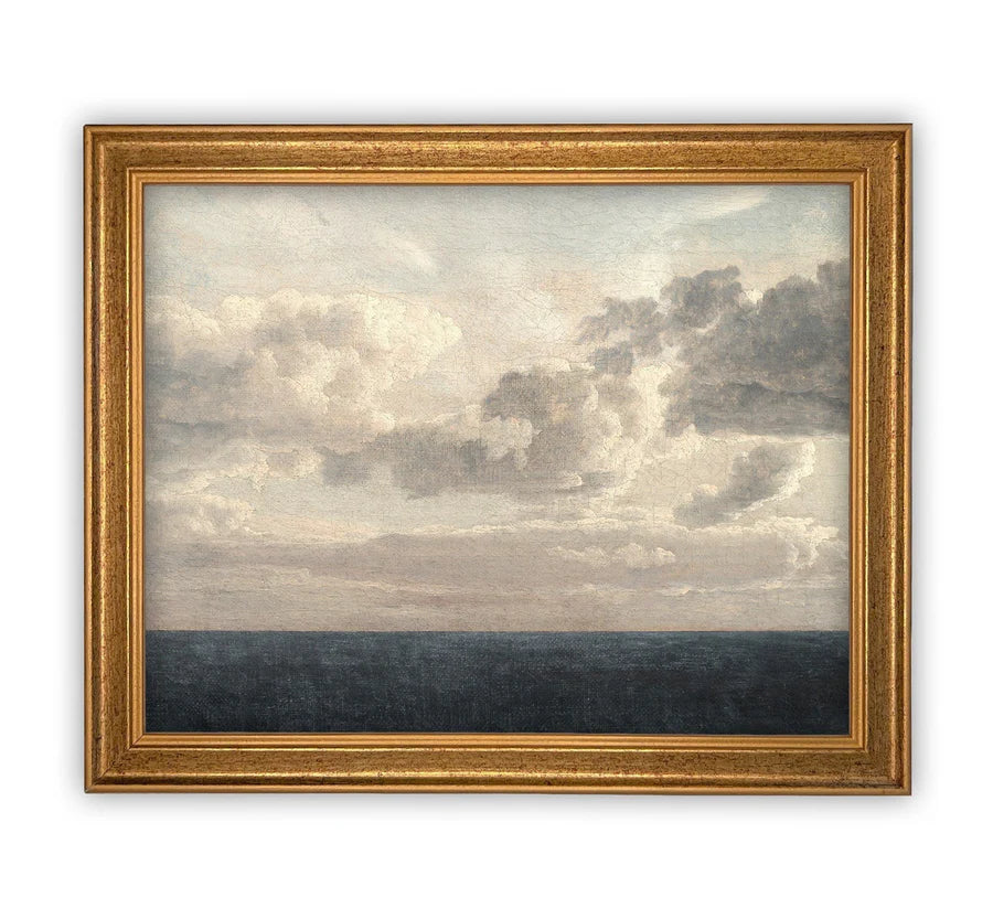 Vintage Framed Canvas Art #LAN-153