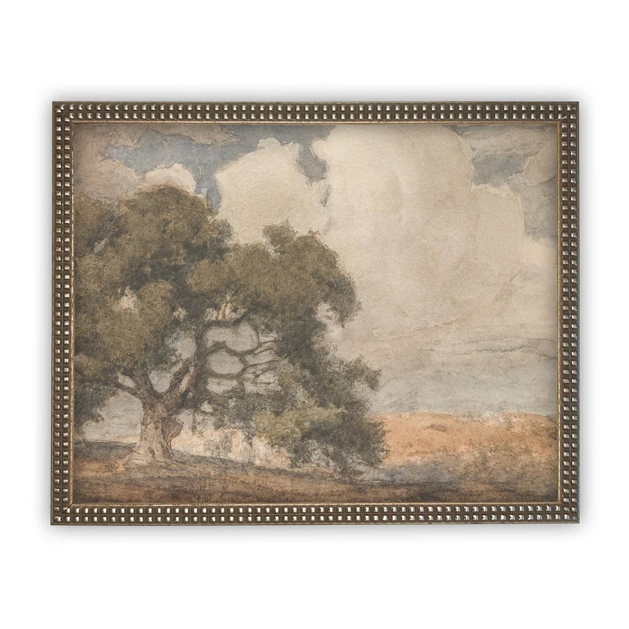 Vintage Framed Canvas Art #LAN-201