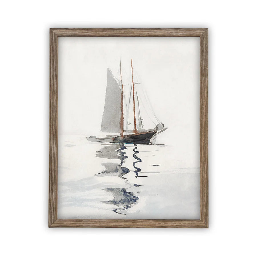 Vintage Framed Canvas Art #COAS