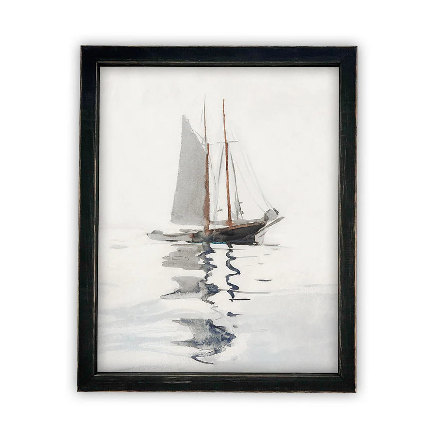 Vintage Framed Canvas Art #COAS