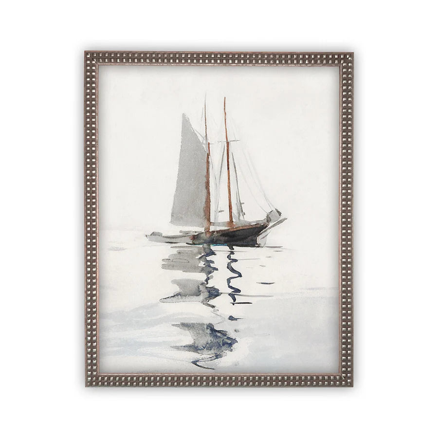 Vintage Framed Canvas Art #COAS