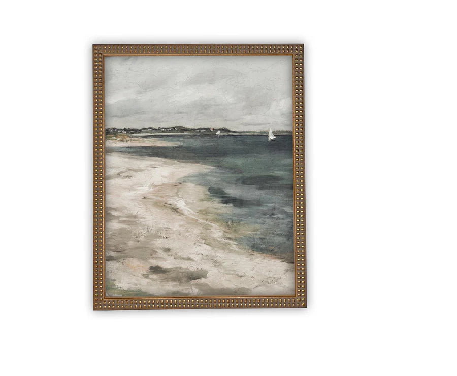 Vintage Framed Canvas Art #COAS-133