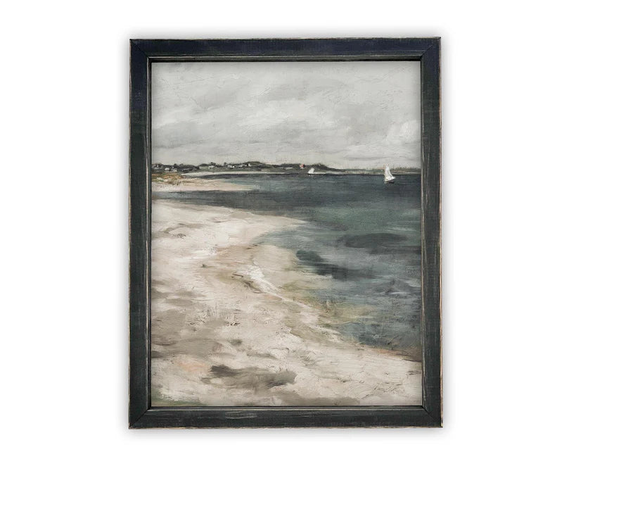 Vintage Framed Canvas Art #COAS-133