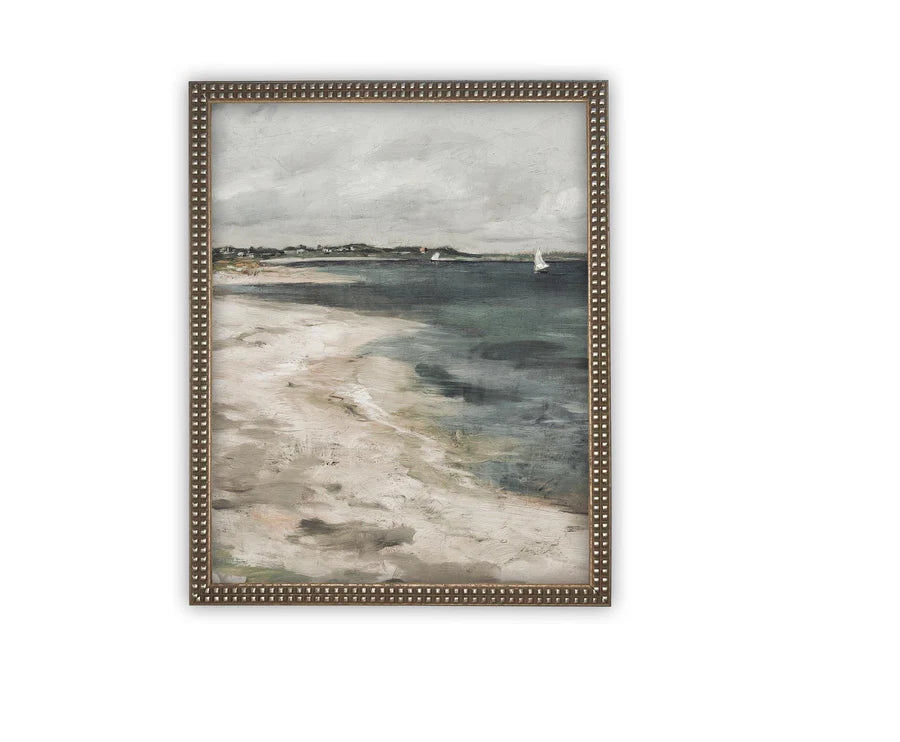 Vintage Framed Canvas Art #COAS-133