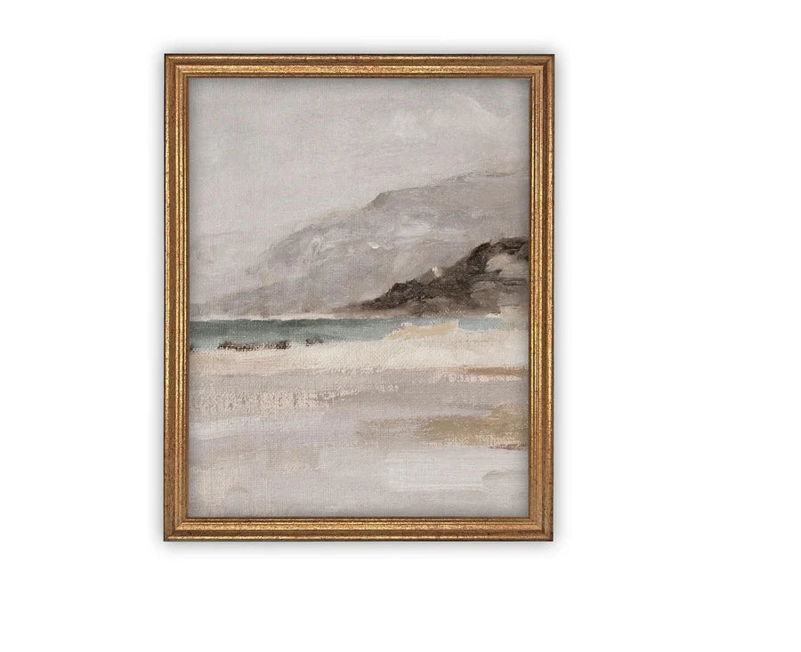 Vintage Framed Canvas Art #COAS-134