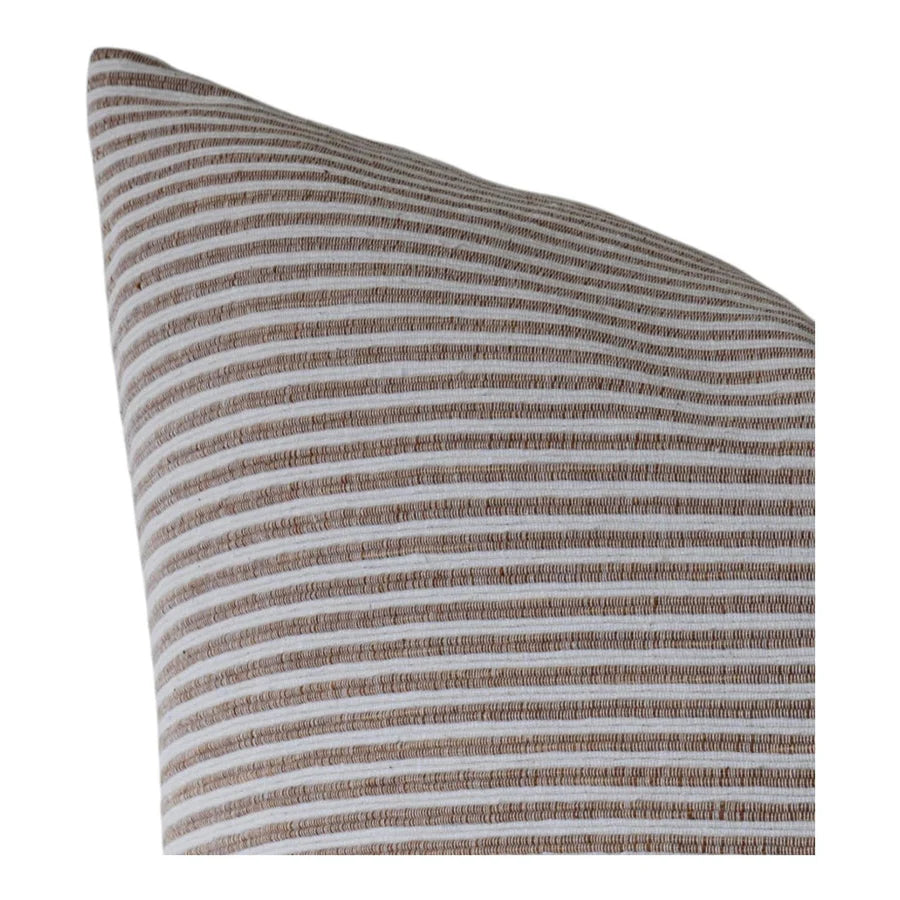 Designer "Wales" Woven Stripe Pillow Cover